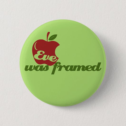Eve war Gerahmt Button (Vorderseite)