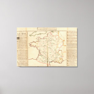 Evechez, Frankreich Leinwanddruck