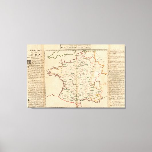 Evechez, Frankreich Leinwanddruck (Vorderseite)