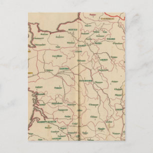 Evechez, Frankreich Postkarte