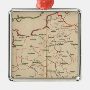 Evechez, Frankreich Silbernes Ornament