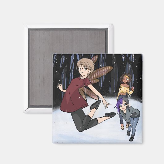 Evee, Cam und Maggie Magnet (Vorderseite/Rückseite)