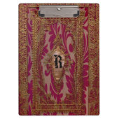 Evelio Elegant Chic Monogram Klemmbrett (Vorderseite)