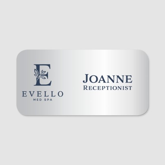 Evello Name Tag - Joanne Namensschild (Vorderseite)