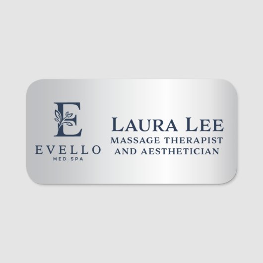Evello Name Tag - Laura Lee Namensschild (Vorderseite)