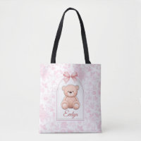 Evelyn | Benutzerdefiniertes rosa Teddy-Bär-Kinder