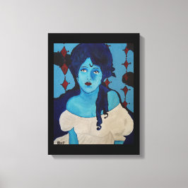 Evelyn Blue Leinwanddruck
