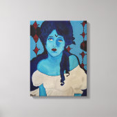 Evelyn Blue Leinwanddruck (Vorderseite)