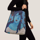Evelyn Blue Tragetaschen Mit Langen Trägern (Von Nahem)