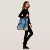 Evelyn Blue Tragetaschen Mit Langen Trägern (Am Model)