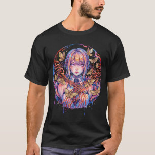 Evelyn Chevalier ZZZ Rote Brennende Fesseln Porträ T-Shirt