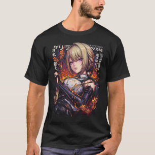 Evelyn Chevalier ZZZ Rote Brennende Tethers Porträ T-Shirt