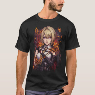 Evelyn Chevalier ZZZ Rote Brennende Tethers Porträ T-Shirt