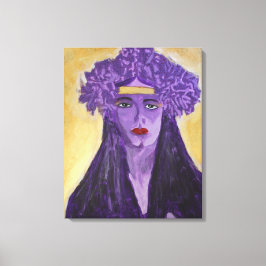 Evelyn Crowned Leinwanddruck