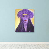 Evelyn Crowned Leinwanddruck (Insitu (Holzboden))