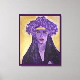 Evelyn Crowned Leinwanddruck