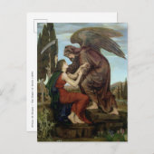 Evelyn de Morgan - Der Engel der Todespostkarte Postkarte (Vorne/Hinten)