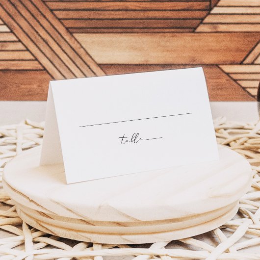 EVELYN Elegant Calligraphy Script Table Platzkarte