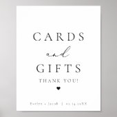 EVELYN Elegante Calligraphy Script Cards und Gesch Poster (Vorne)