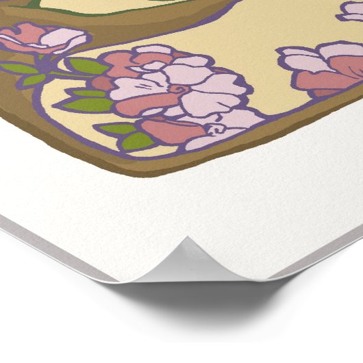 Evelyn Elephant Poster (Ecke)