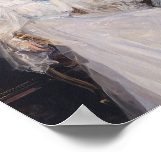 Evelyn Farquhar | Sir John Lavery Poster (Ecke)