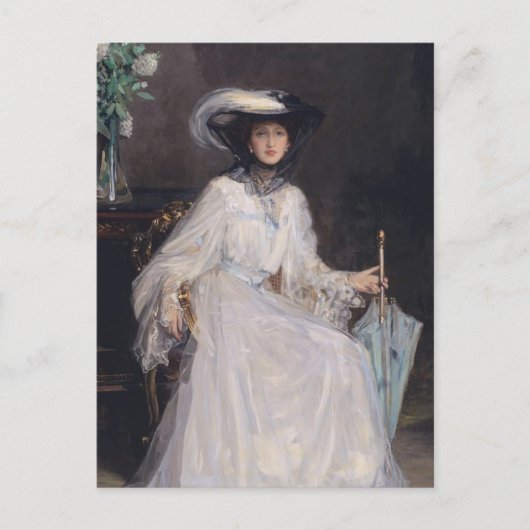 Evelyn Farquhar | Sir John Lavery Postkarte (Vorderseite)