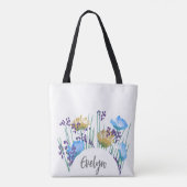 Evelyn Floral Monogram Tasche (Rückseite)