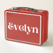 Evelyn Metall Brotdose (Rückseite)