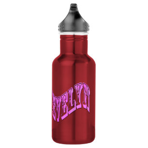 Evelyn, Name, Logo, Edelstahlflasche