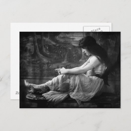 Evelyn Nesbit Thaw, 1913 Postkarte (Vorne/Hinten)