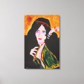 Evelyn Plays Leinwanddruck (Vorderseite)