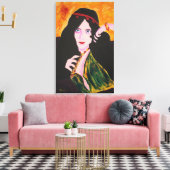 Evelyn Plays Leinwanddruck (Insitu (Wohnzimmer))