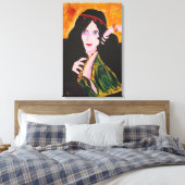 Evelyn Plays Leinwanddruck (Insitu (Schlafzimmer))