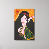 Evelyn Plays Leinwanddruck (Vorderseite)