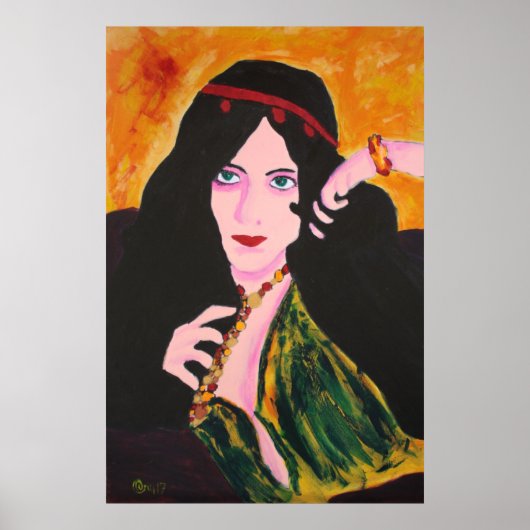 Evelyn Plays Poster (Vorne)