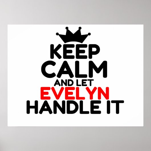 EVELYN POSTER (Vorne)