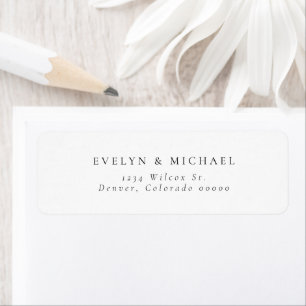 EVELYN Simple Minimalistisch Serif Schriftart Rück