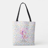 Evelyn's Floral Monogram Tasche with Garden Back - (Rückseite)