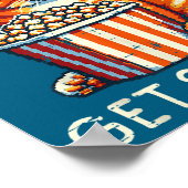 Even Baddies Get Saddies Cat Funny Saying Men Wome Poster (Ecke)