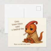 Even Brave Dinos Need a Healing Day - Karte (Vorne/Hinten)