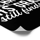 Even In The Chaos His Grace Still Finds Me Christi Poster (Ecke)