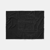 Even Jesus Flipped Tables Funny Jesus Lovers Chris Fleecedecke (Vorderseite (Horizontal))