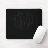 Even Jesus Flipped Tables Funny Jesus Lovers Chris Mousepad (Mit Mouse)