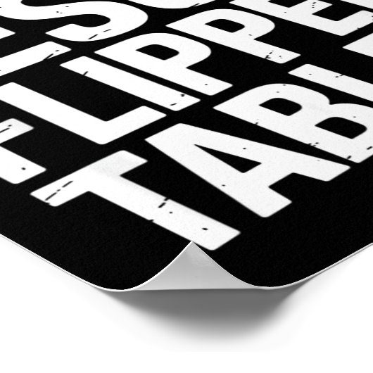 Even Jesus Flipped Tables Funny Jesus Lovers Chris Poster (Ecke)