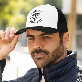 Even Jesus Had a Fishing Story Funny Fishing Truckerkappe