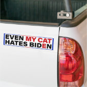 Even My Cat Hates Biden - Anti-Biden Cats Owner Autoaufkleber (Auf Lkw)