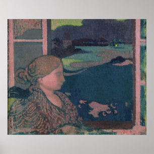 Evening, c.1894 poster