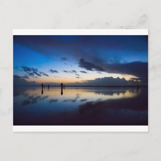 Evening clam hunt postkarte (Vorderseite)