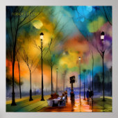 Evening in Marseille Poster (Vorne)