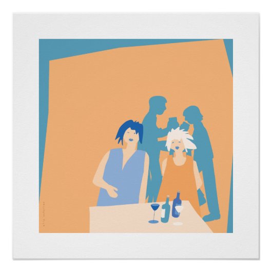 evening in the bar poster (Vorderseite)